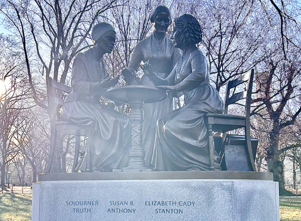 MMC Students advocate for social change at Central Parks Women’s Rights Monument